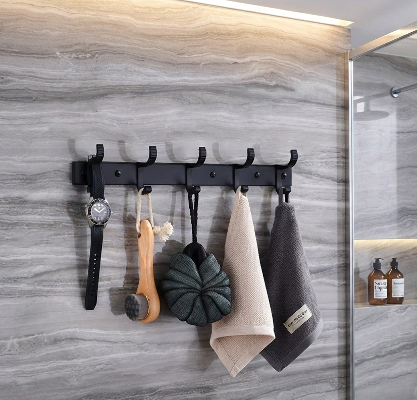 Porte-Manteau Mural - Salle de Bain